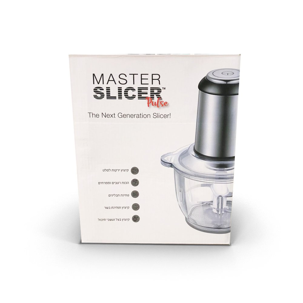 קוצץ מזון סלייסר חשמלי Master Slicer Pulse 300W