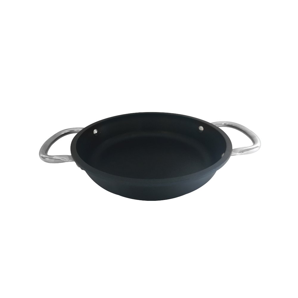 מחבת בישול יציקת ברזל 2 ידיות 20 ס”מ