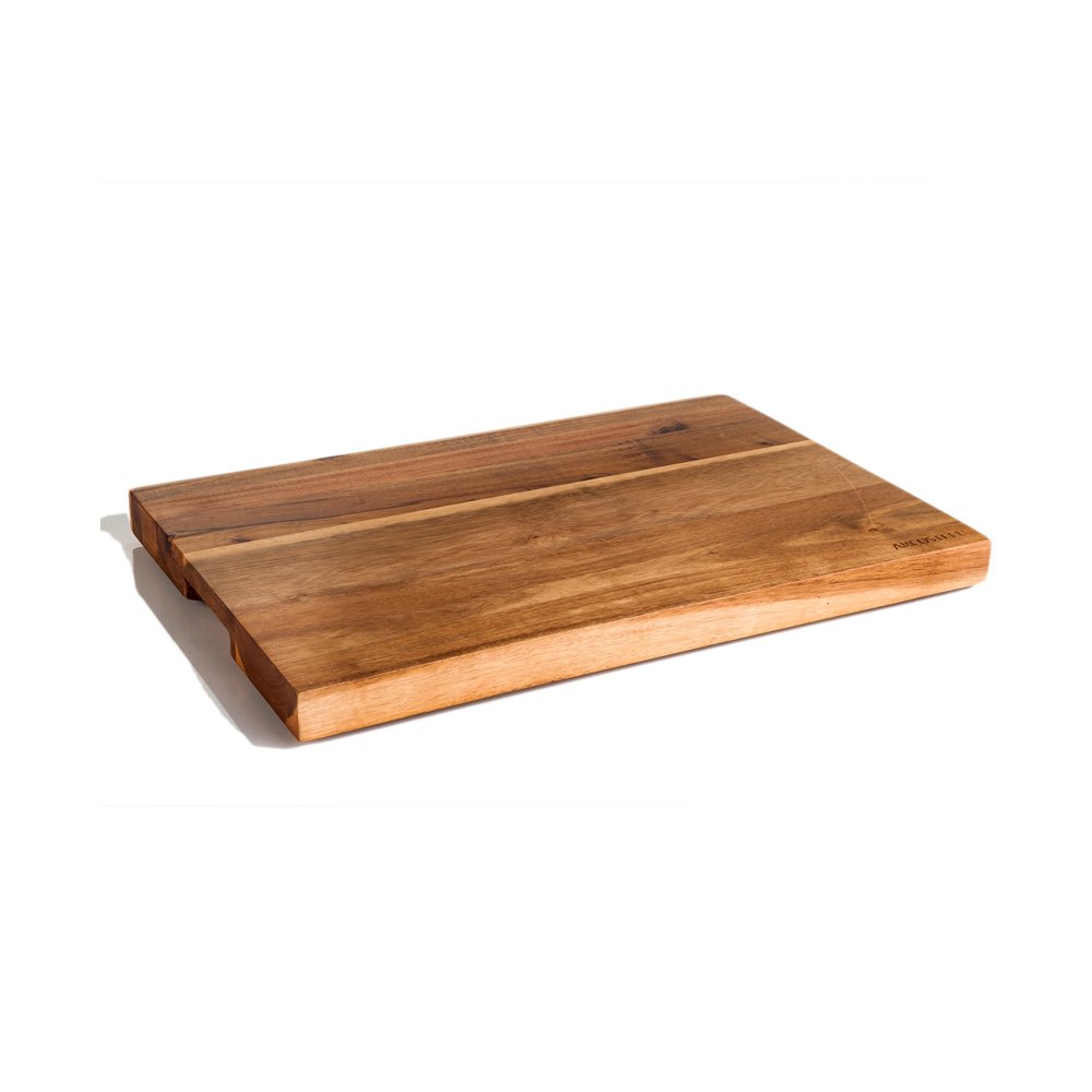 לוח חיתוך מעץ מלא 60X40X3.5 ס''מ Arcosteel Professional צבע חום כהה