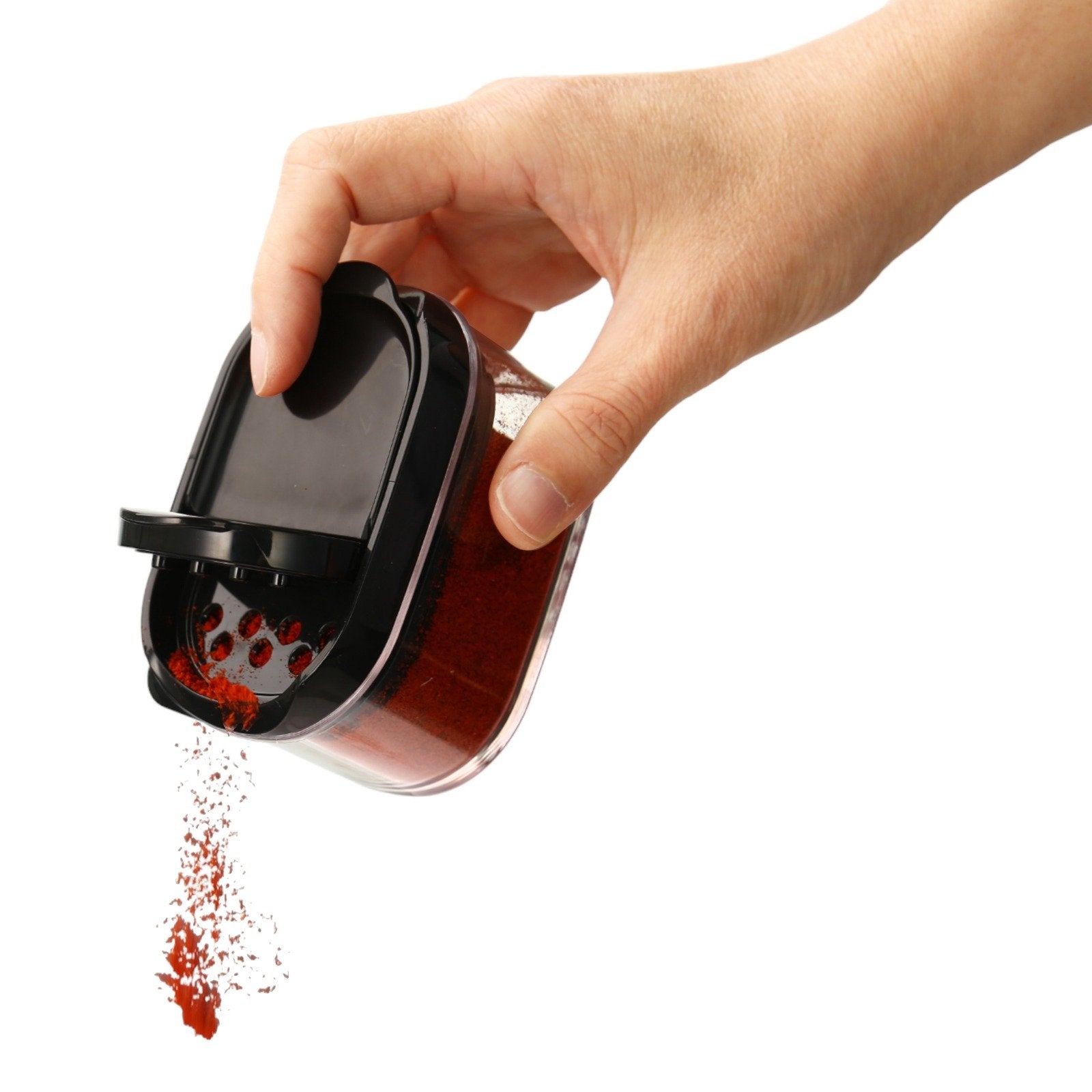 מיכל אחסון תבלינים - 120 מ"ל FREE שחור