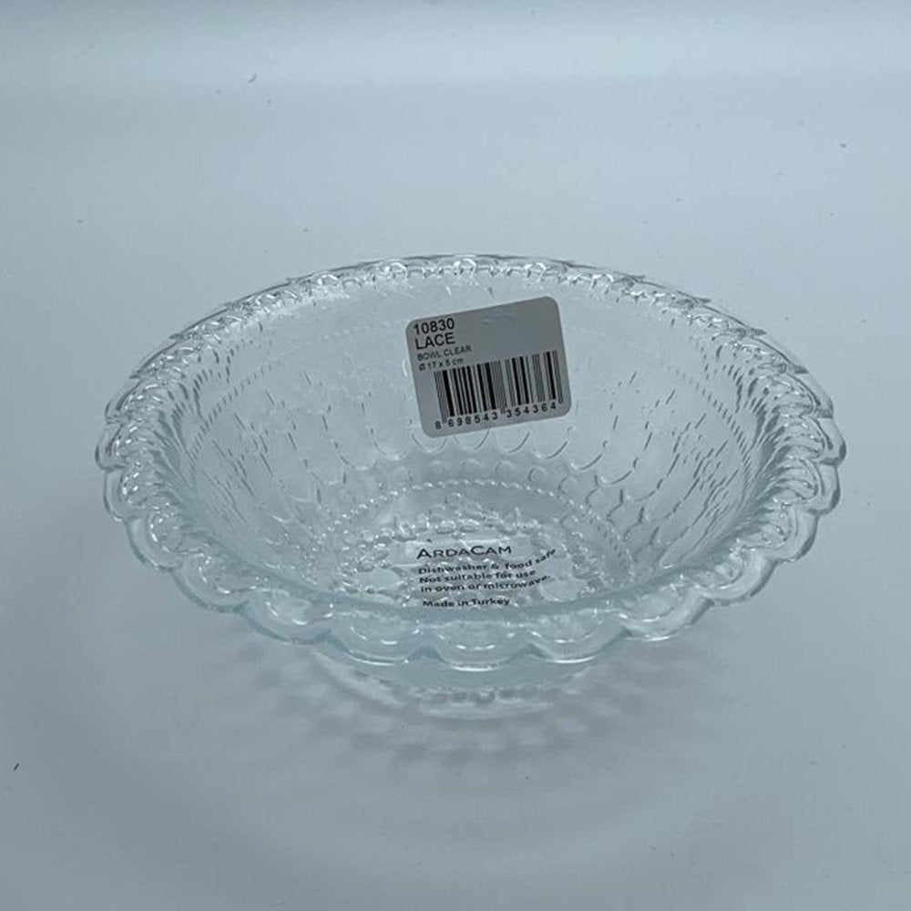 בול לסלט / מרק זכוכית תחרה 17 ס״מ דגם LACE