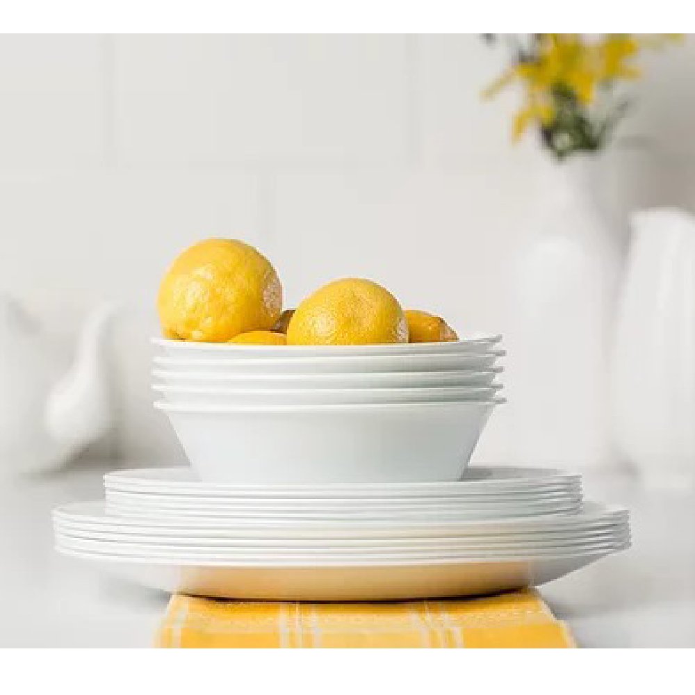 סט 18 חלקים דגם Winter Frost White מבית קורנינג corelle