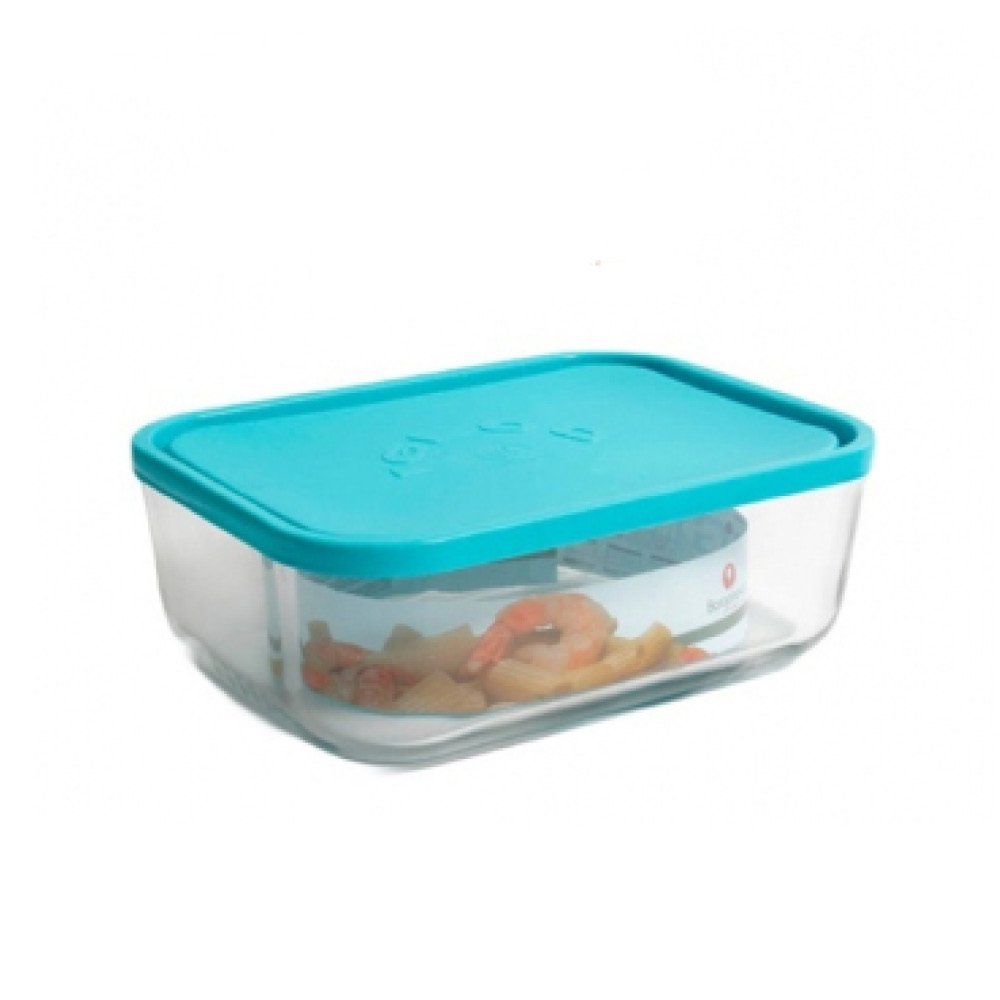 קופסאת אחסון מלבנית זכוכית איגלו 19 ס"מ