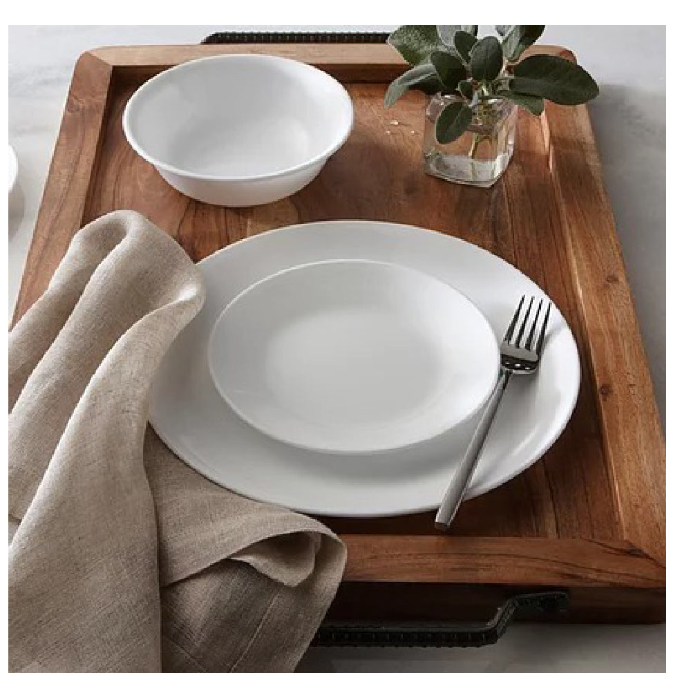סט 18 חלקים דגם Winter Frost White מבית קורנינג corelle