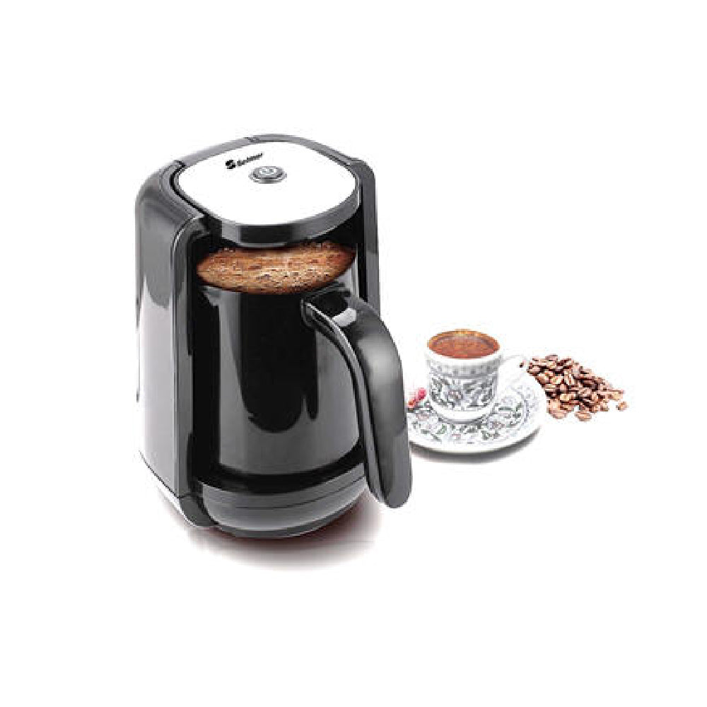 פינג'אן חכם שחור להכנת קפה טורקי Selmor