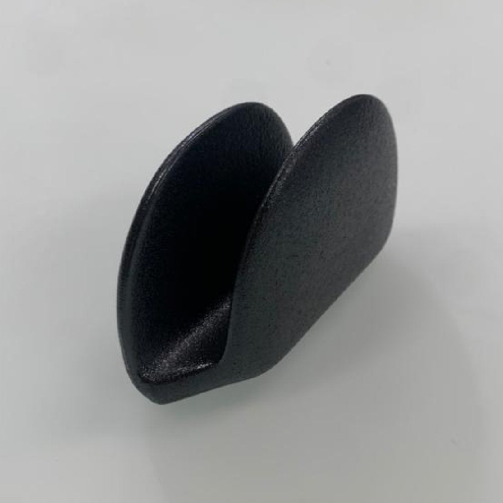 מפיון פורצלן שחור מט