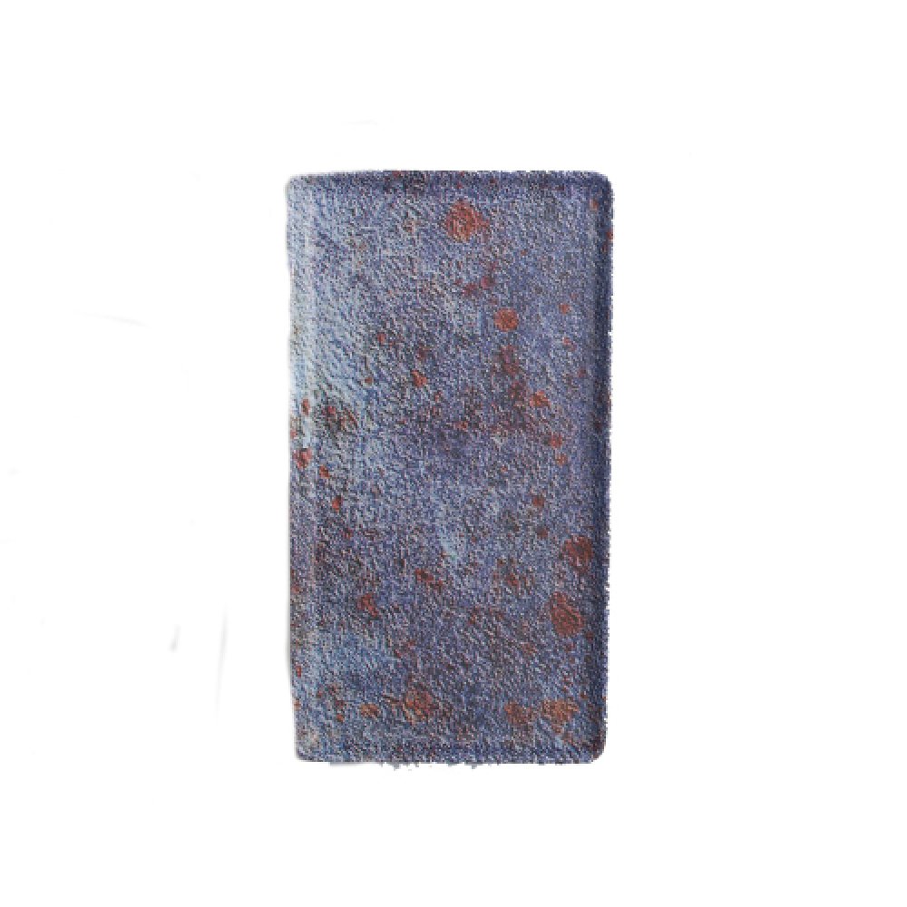 מגש מלמין 17*26 גובה 1.8 דגם כחול חלודה