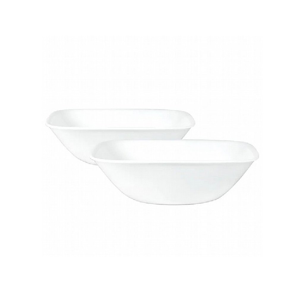 קערת סלט מרובעת 1 ל' Pure White מבית Corning Corelle קורנינג