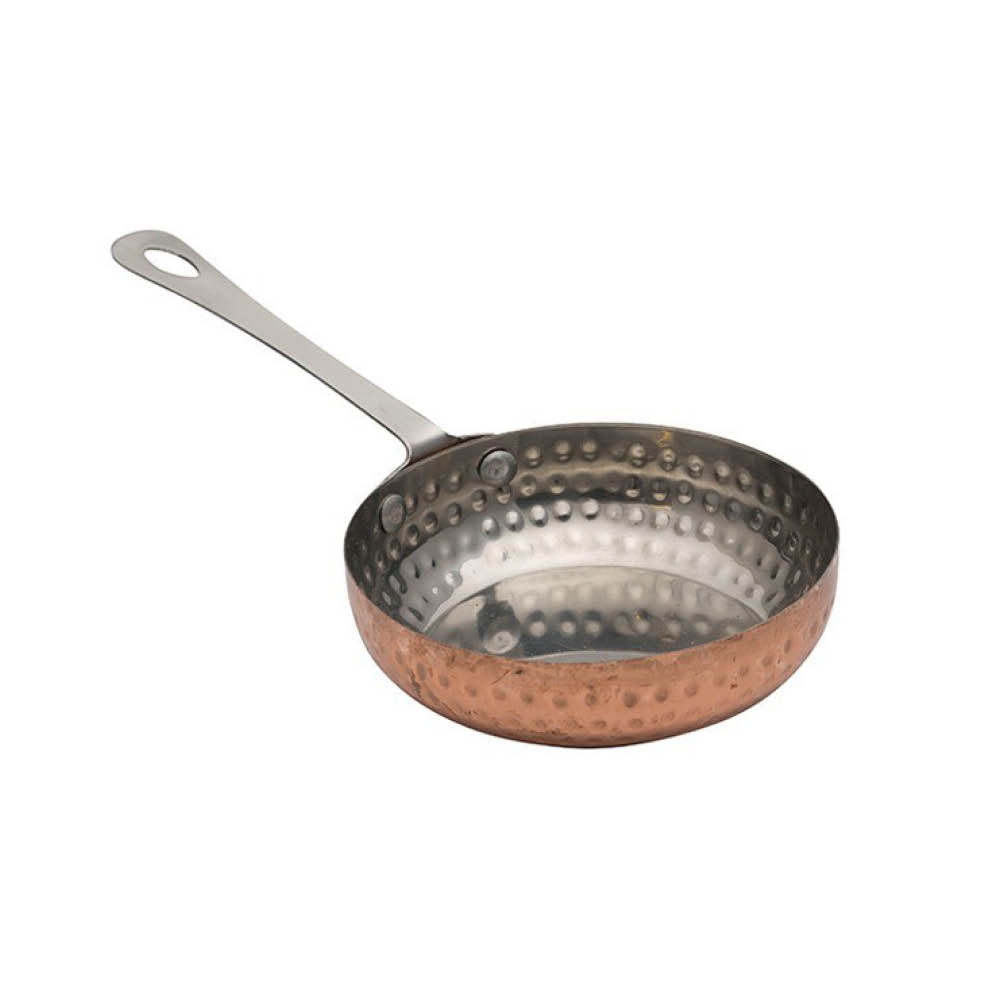 מחבת מיני מרוקע ציפוי נחושת 11X3 ס”מ