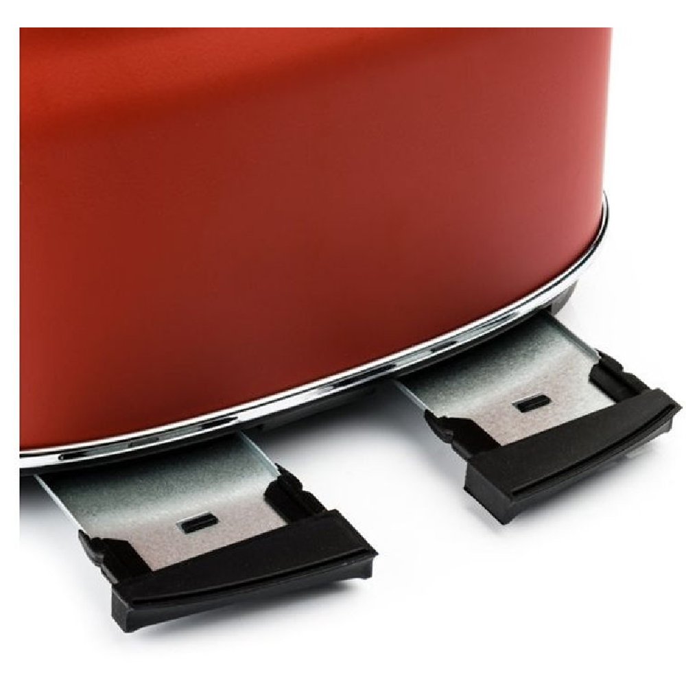 מצנם אדום 4 פרוסות סדרת Retro דגם WKTTB-809 מבית WESTINGHOUSE