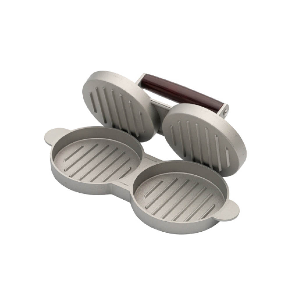 תבנית כפולה להכנת 2 המבורגר 11.5X2 ס”מ