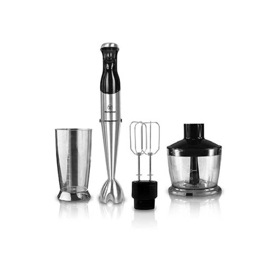 בלנדר מוט Westinghouse נירוסטה עם הדק + מקצף כפול וקוצץ