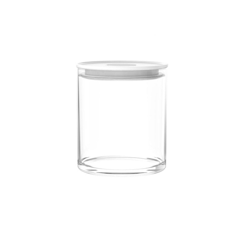 צנצנת עם מכסה לבן 9.5 ס"מ 685 מ"ל NORMA