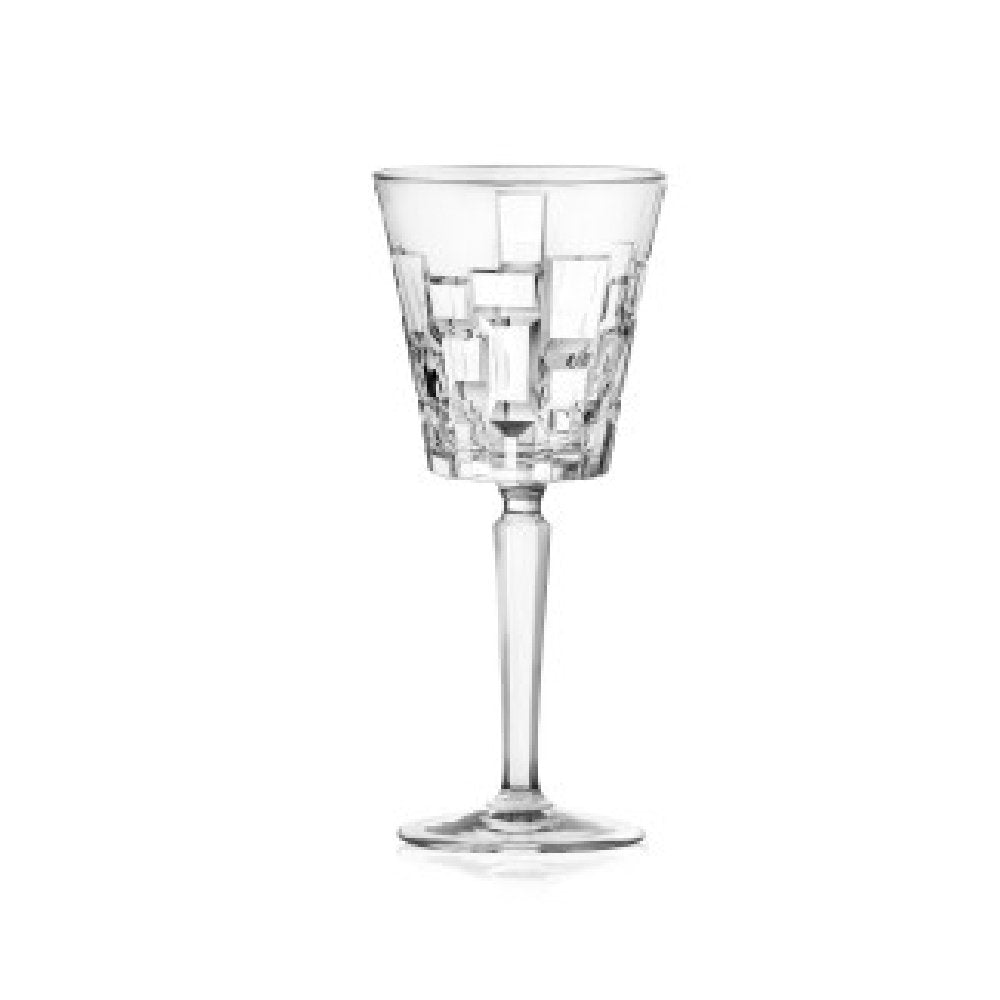 סט 6 כוס יין קריסטל - דגם אתנה 210 מ"ל RCR