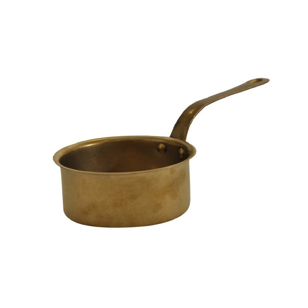 קלחת מיני נירוסטה זהב מט