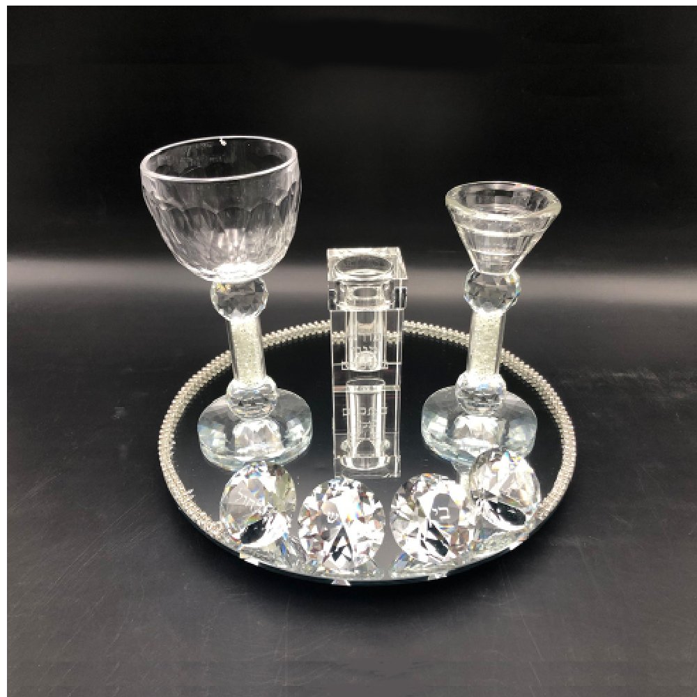 סט הבדלה - קריסטל זרקונים + יהלומים