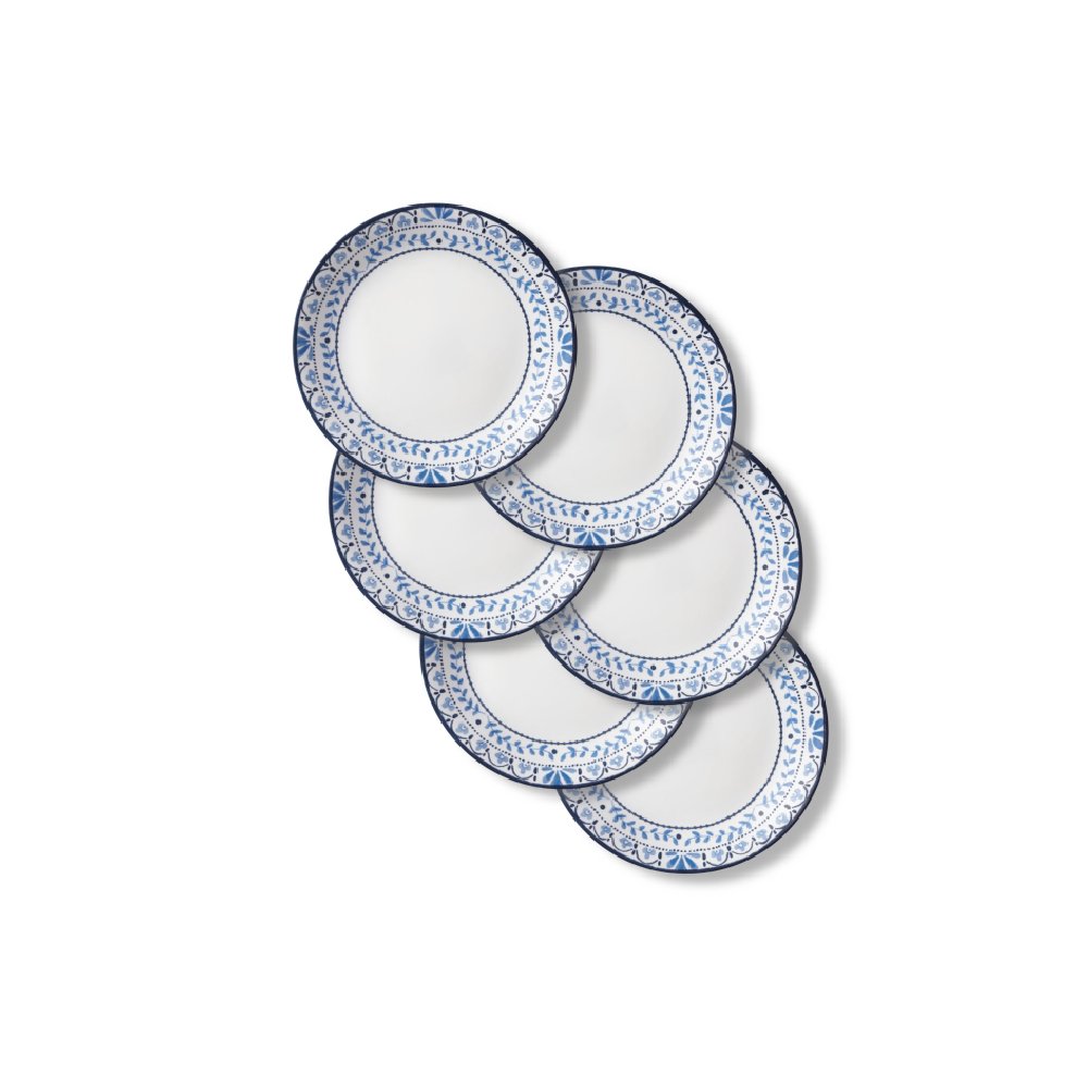 מארז 6 מנה ראשונה 21.5 ס"מ , דגם Portofino מבית קורנינג corelle