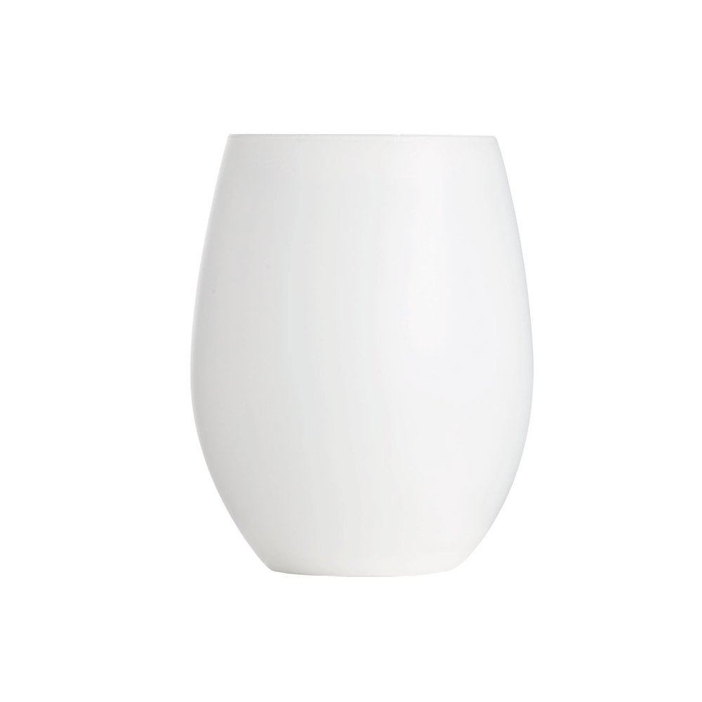 סט 6 כוס פרימרי 36 ס”ל HB לבן מט