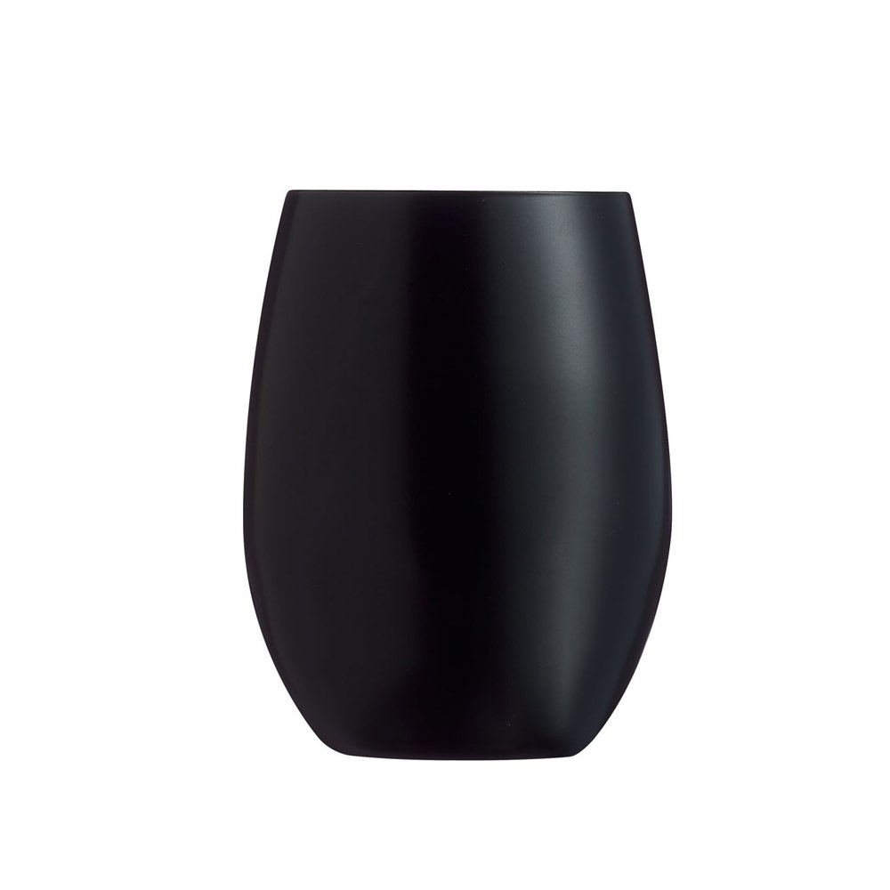 סט 6 כוס פרימרי 36 ס”ל HB שחור מט