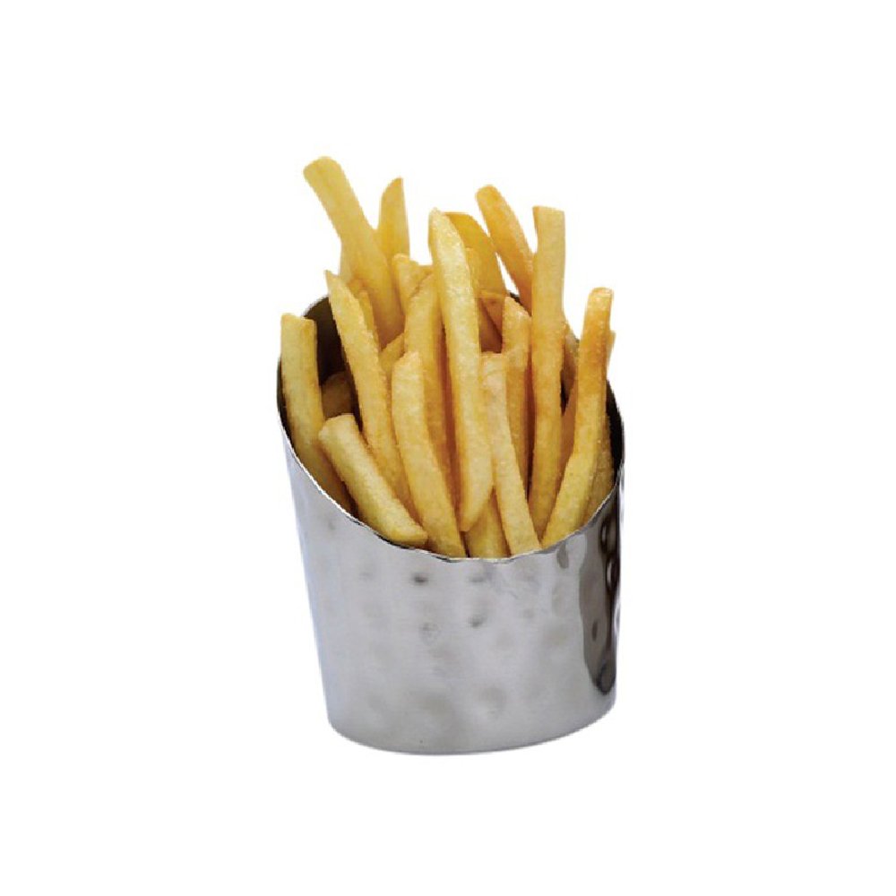 כלי הגשה משופע נירוסטה מרוקע 8.5X8.5 CutterPeeler