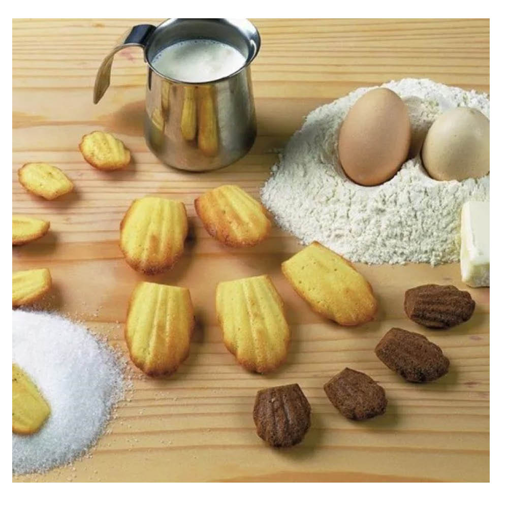 תבנית סיליקון מדלן 9 שקעים Silikomart