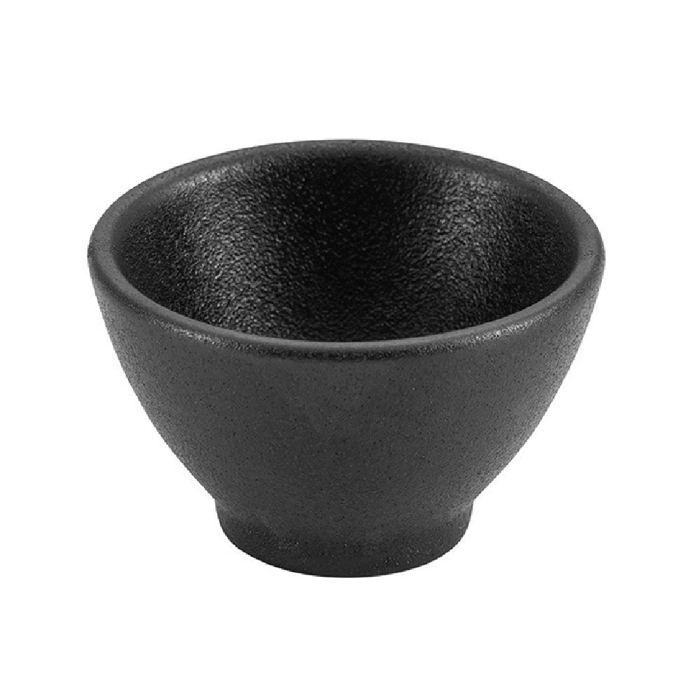 כלי לרוטב שחור מט פורצלן 7.6X4.7