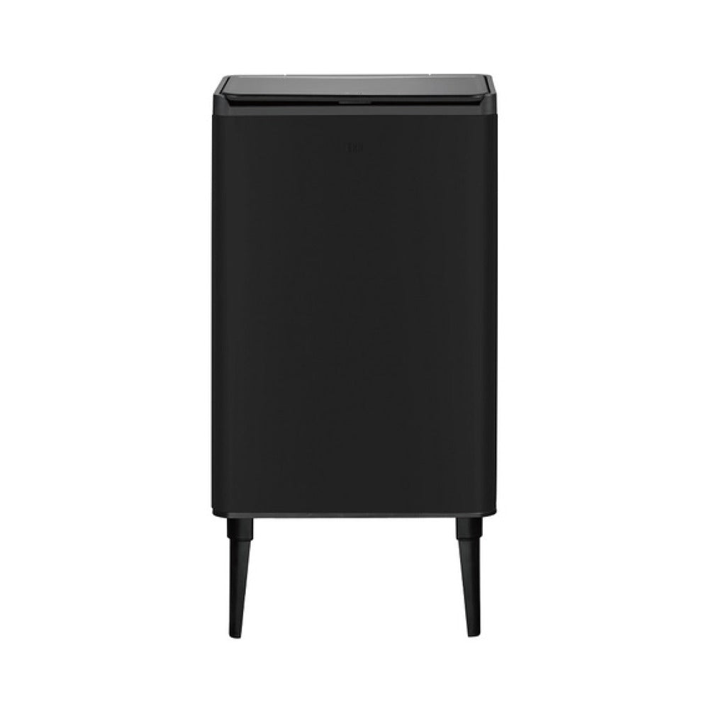 פח אשפה על רגלים 42 ליטר POSE שחור מט EKO