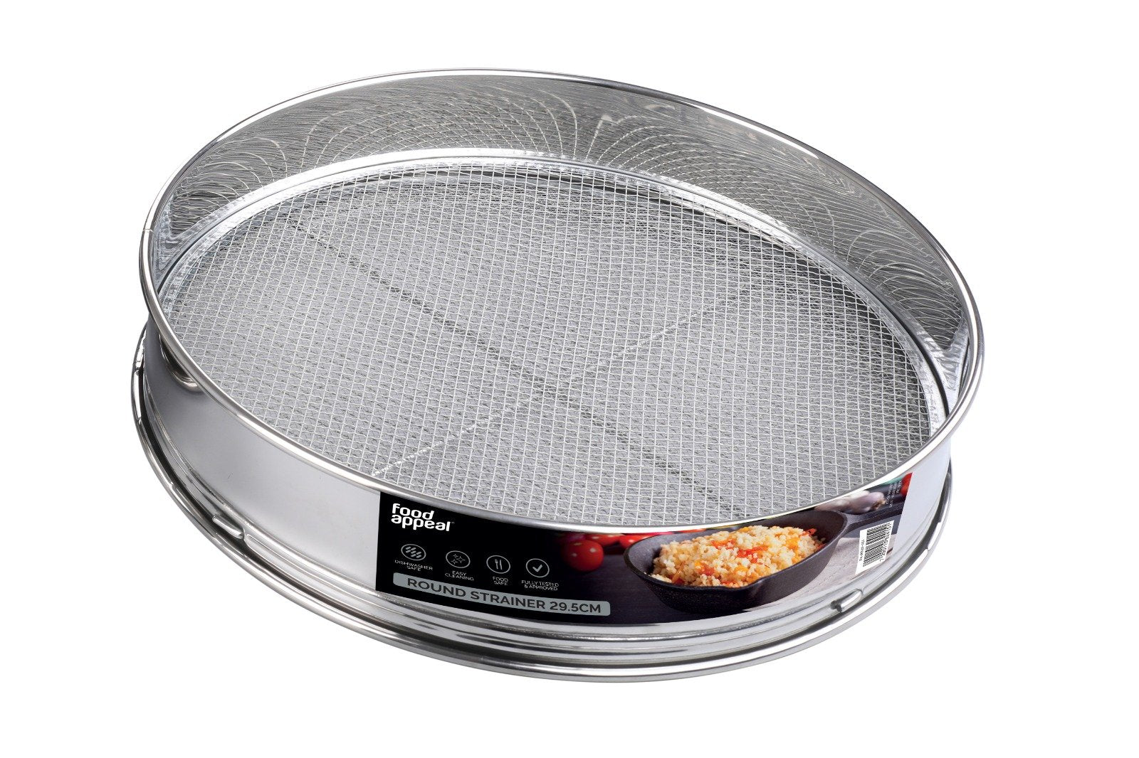 נפה נירוסטה לקוסקוס 30 ס"מ FOOD APPEAL