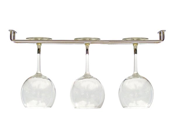 מתלה כוסות לבר ניקל 25 ס"מ