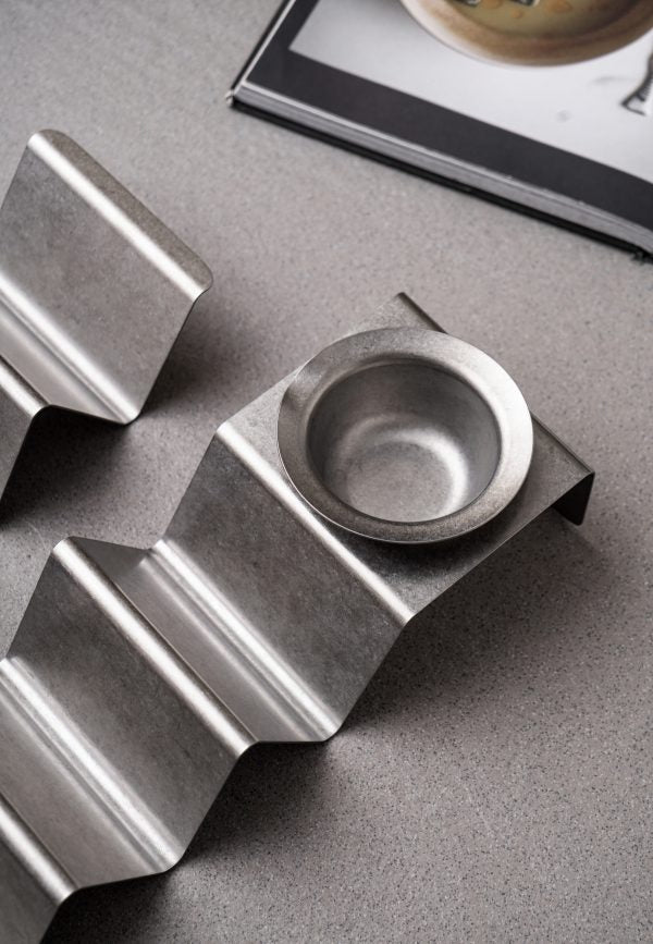 קערית למתקן הגשה טאקו 3.8 ס"מ רטרו Alfa Steel