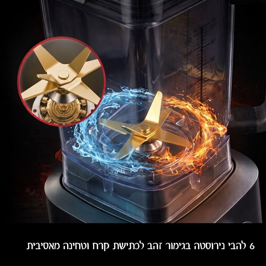 בלנדר ה TERMINATOR - עוצמה מתפרצת של W2000 מבית Food appeal