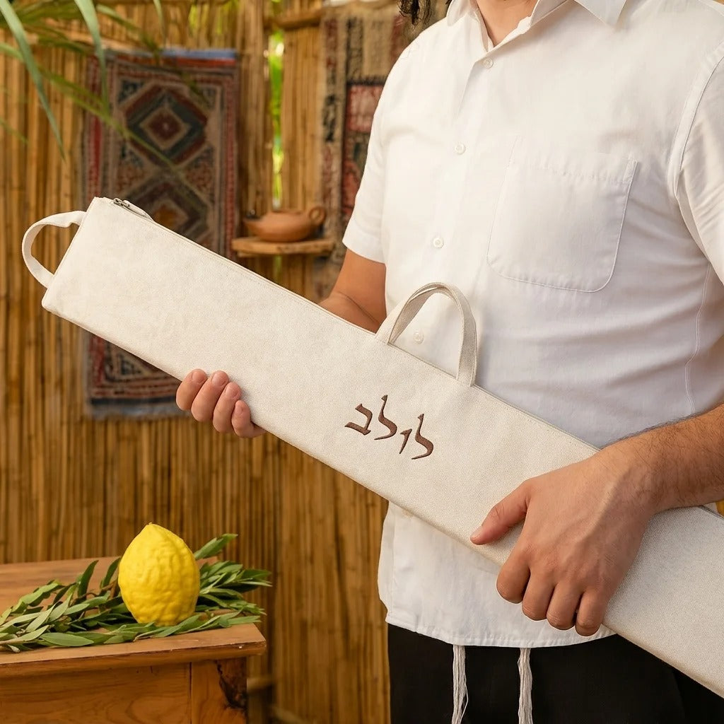 נרתיק מהודר ללולב דמוי עור אבן 116x19 ס"מ