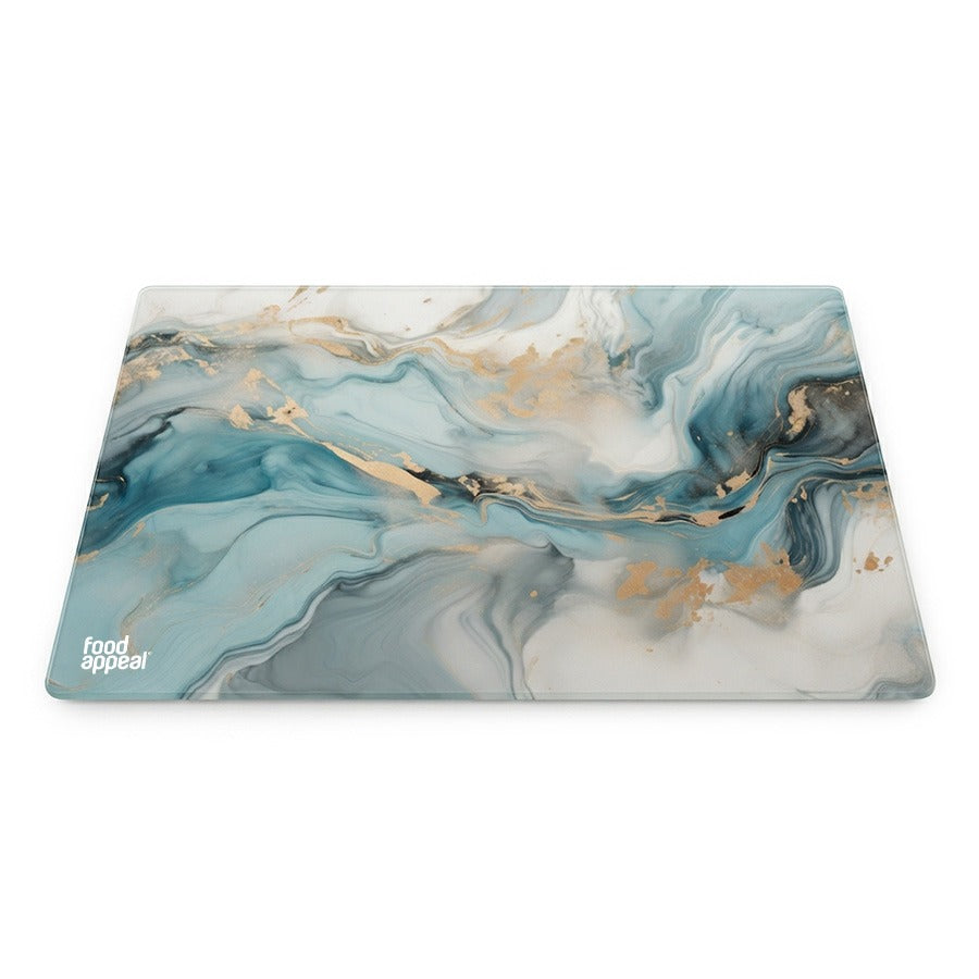 לוח חיתוך זכוכית 30X40 MARBLE שמיים
