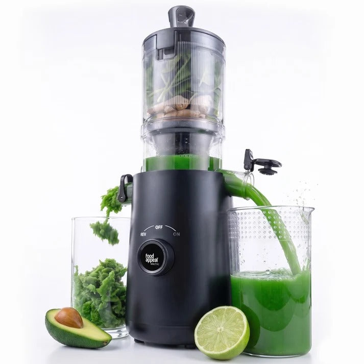 מסחטת מיצים 150 וואט Pura לסחיטה יעילה ולהכנת מיצים טריים במרקם עשיר.