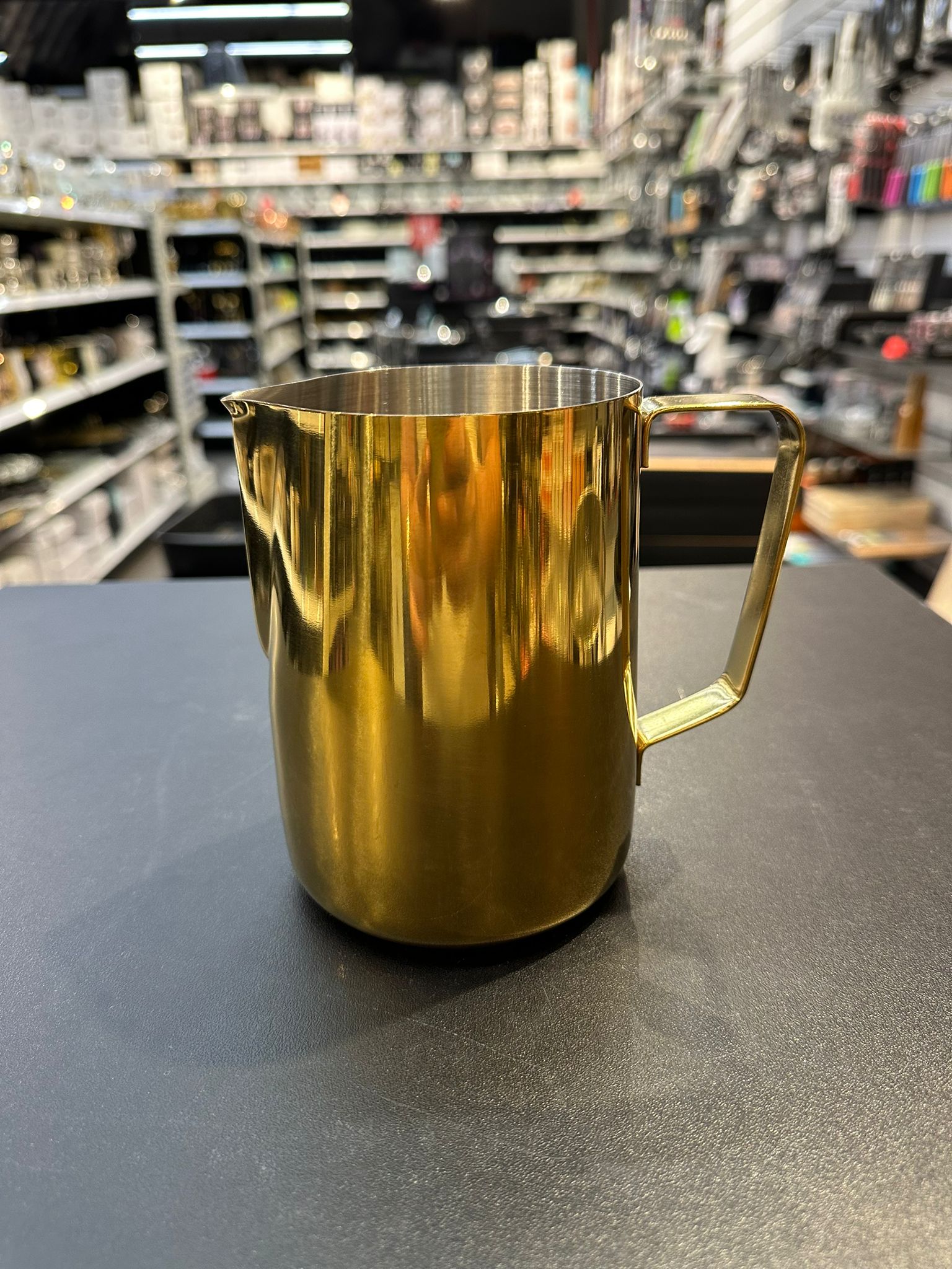 כד הקצפה - נירוסטה זהב 1 ל׳