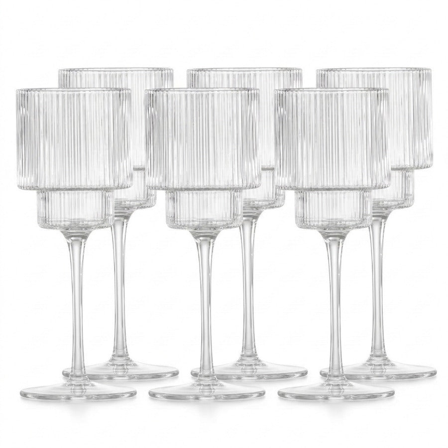 סט 6 כוסות יין ASTER זכוכית מבית Food appeal
