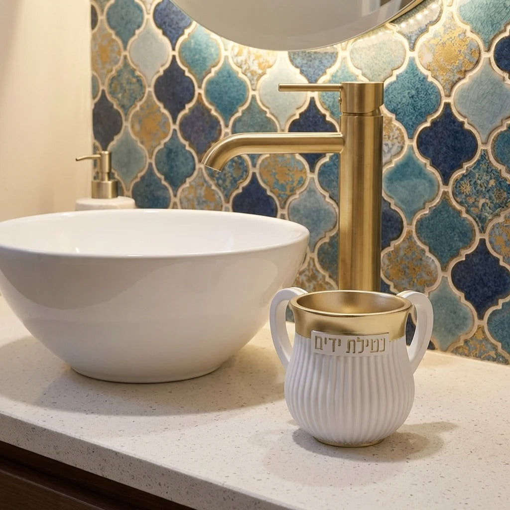 נטלה - מהודרת מפולימר ציפוי זהב 14 ס"מ