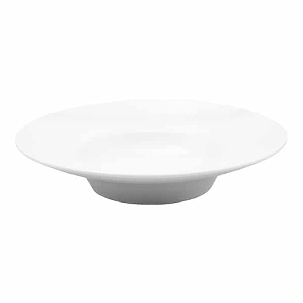 צלחת לספגטי פורצלן לבן שקע קטן 21 ס”מ Jaguar