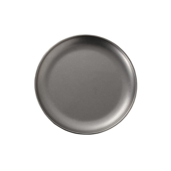 צלחת נירוסטה ברביקיו עגולה 26 ס"מ רטרו Alfa Steel