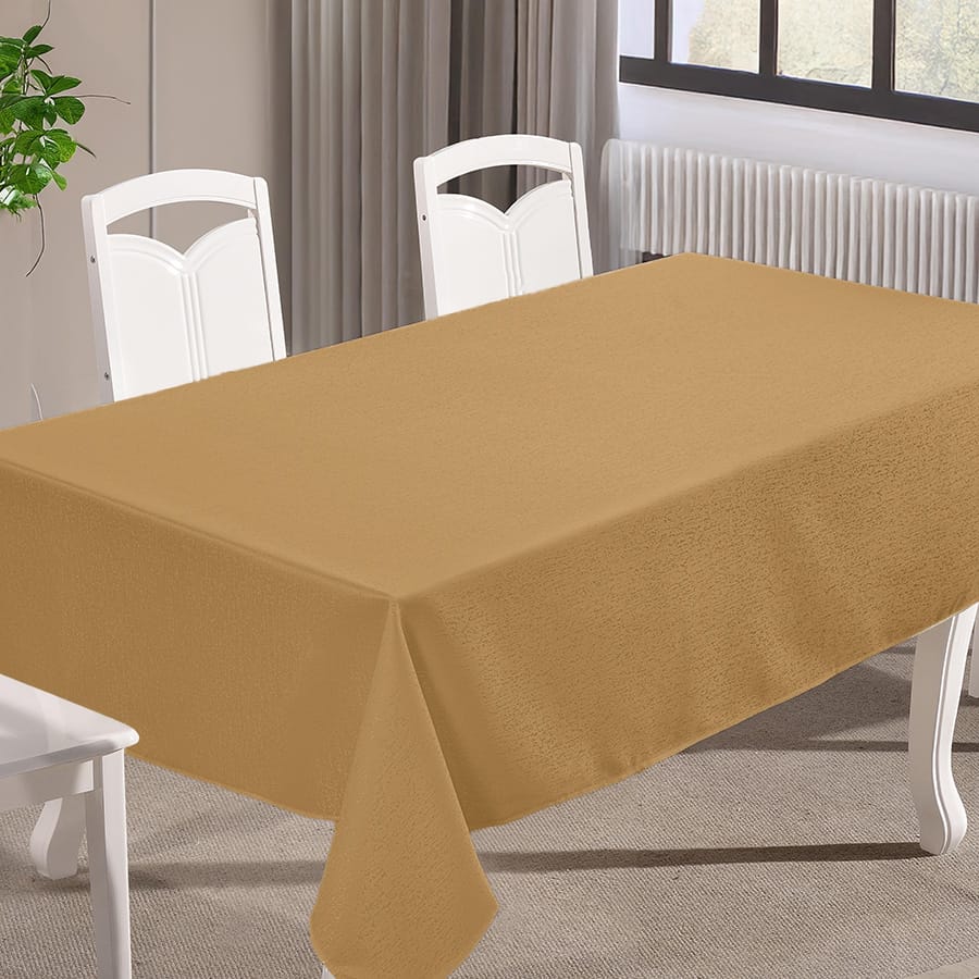 מפת ג'קארד מהודרת 155*350 ס"מ KATHRIN זהב