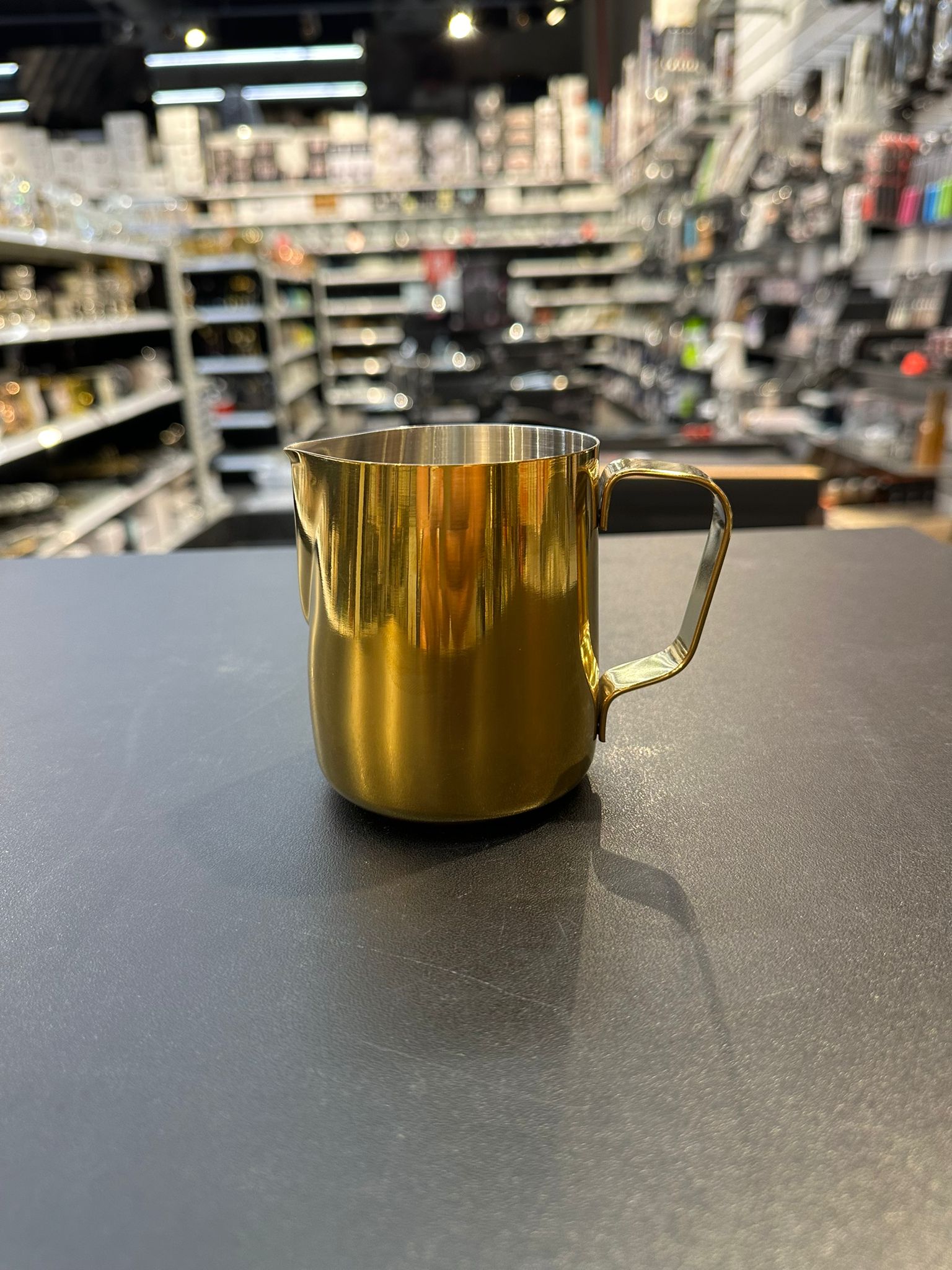 כד הקצפה - נירוסטה זהב 350 מ״ל