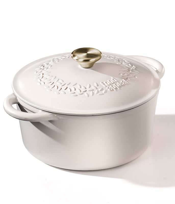 סיר יציקת ברזל 6.3 ליטר HERITAGE קרם