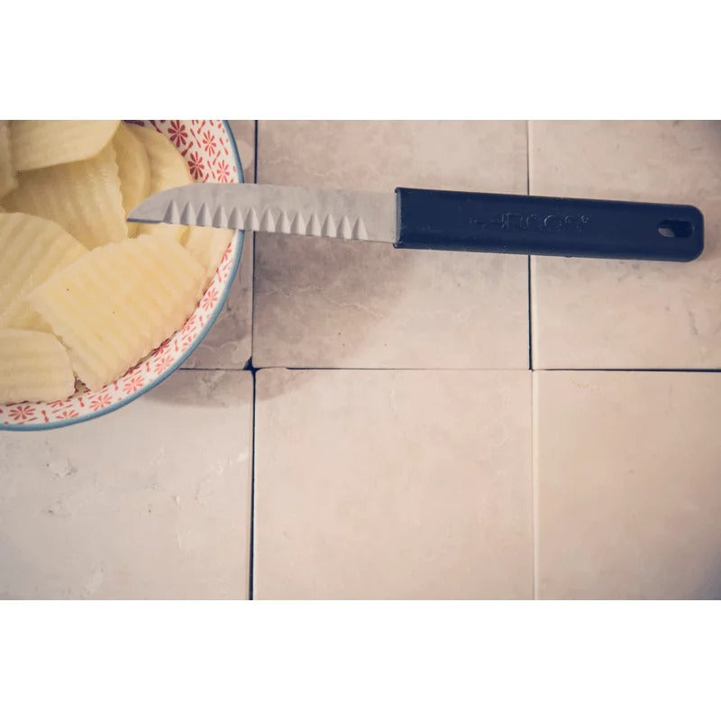 סכין זיגזג 19 ס"מ לקישוט נירוסטה ARCOS