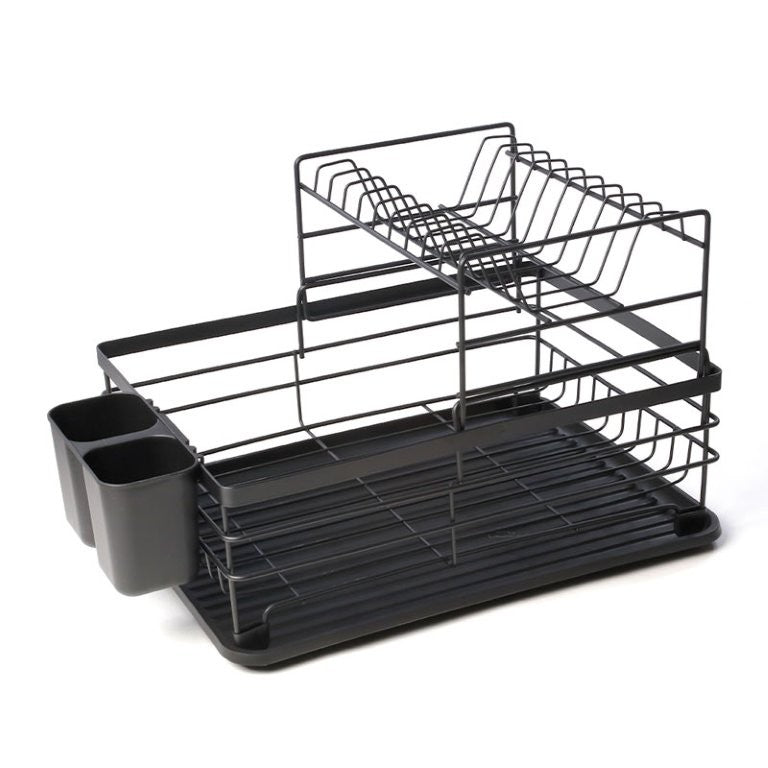מייבש כלים - 2 קומות שחור 43X32X27 ס"מ