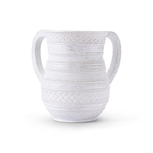 נטלה פוליריזן - מהודרת צבע לבן קווים 14 ס"מ