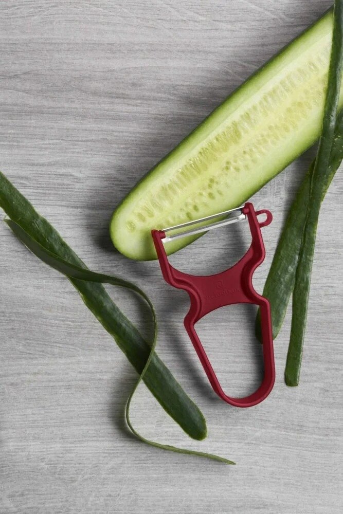 קולפן Rapid אדום – להב חלק VICTORINOX