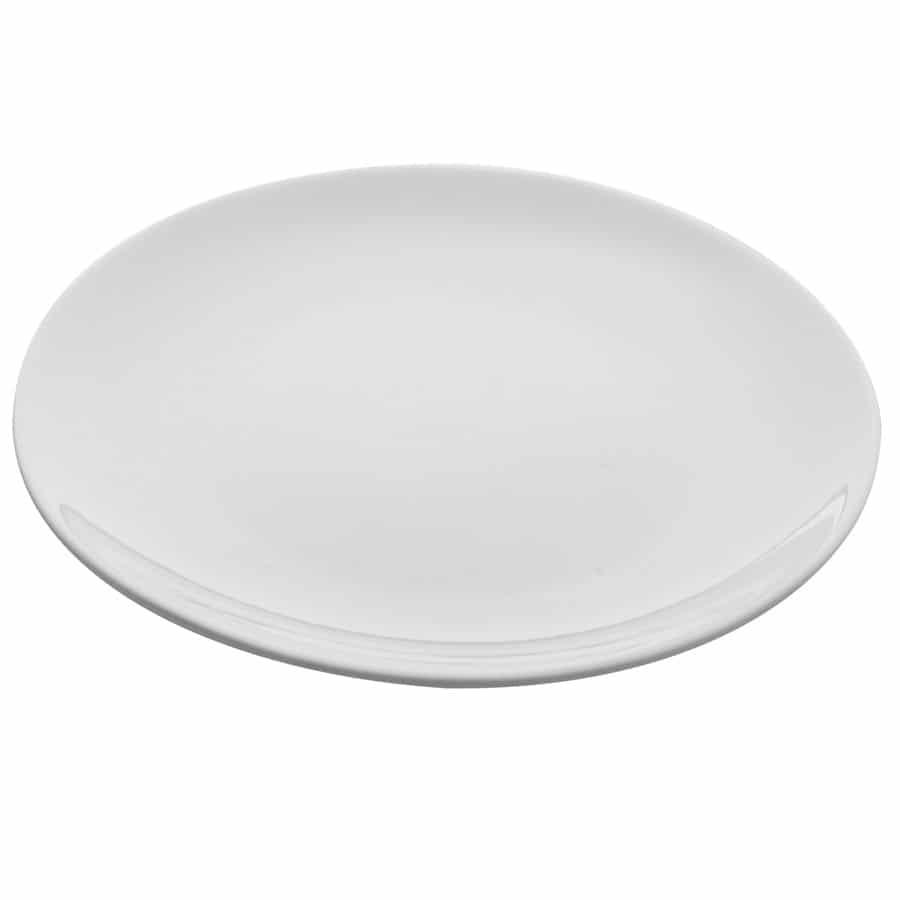 צלחת מנה ראשונה פורצלן לבן 23 ס"מ Jaguar