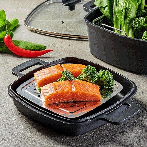 סיר 24 ס"מ מולטיקוקר 4 ב-1 בישול\טיגון\גריל\אידוי ELITE