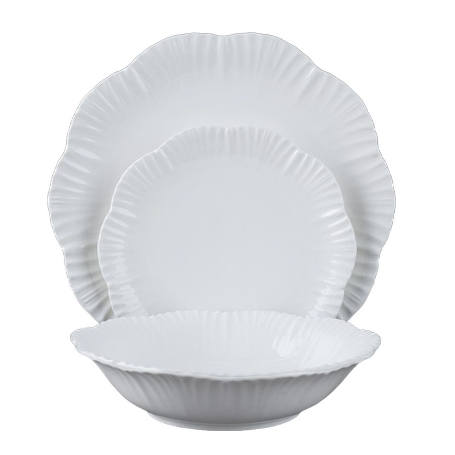 סט צלחות 18 חלקים ניו בון ציינה LILLY