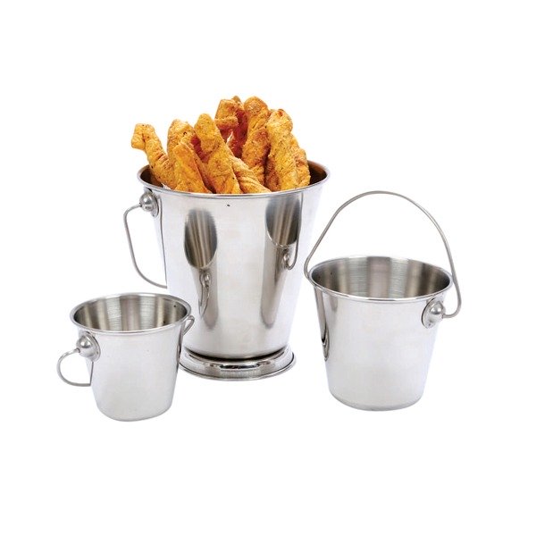 דלי קרח נירוסטה אישי 13X13 ס”מ CutterPeeler